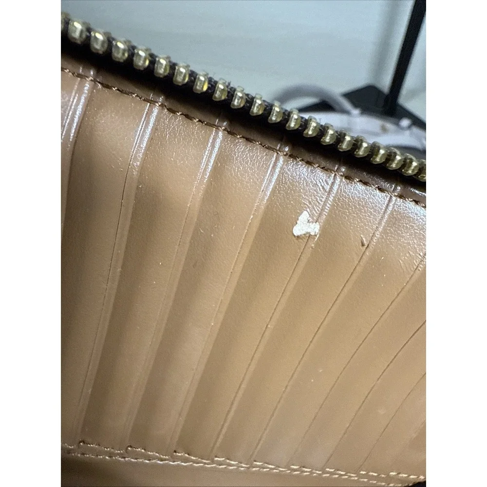 Michael Kors Hamilton Legacy Sm Logo Belted Satchel Pink Brown Crossbody &Wallet